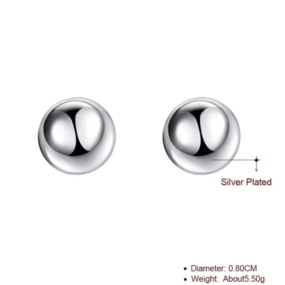 Ball Stud Earrings